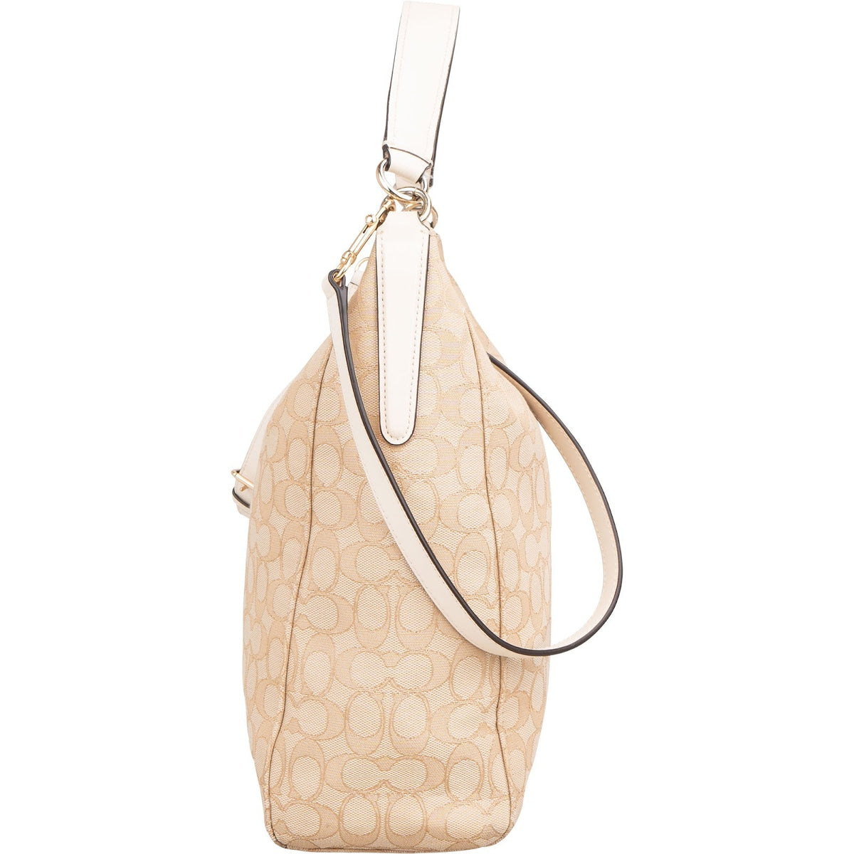 Coach Monogram Signature Canvas Celeste Convertible Hobo Crossbody Bag